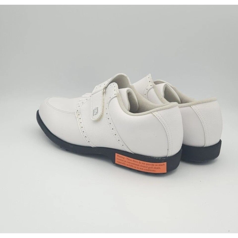 Footjoy greenjoys Spikeless 48352 Women's White Golf Shoes 9 M - Picture 5 of 11